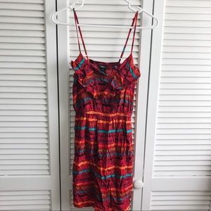 Red Pattern Dress